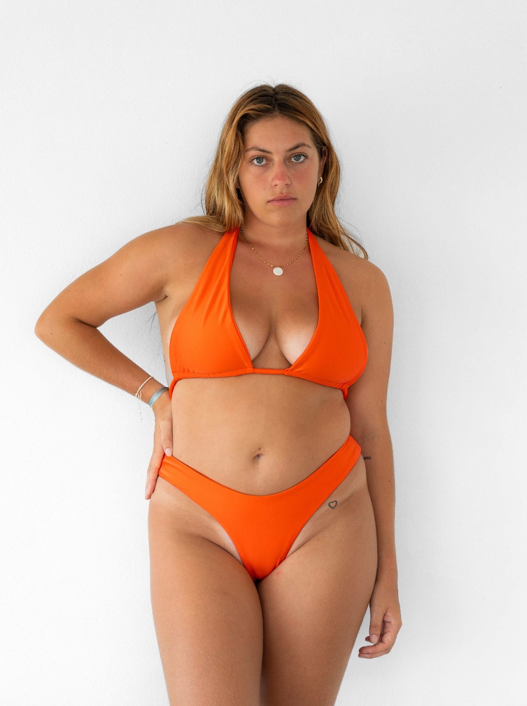 Aicha top Orange